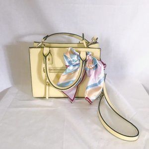 aldo // yellow square crossbody